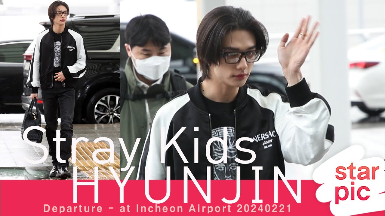 스트레이키즈 현진 '멋진 조각미남!' [STARPIC] / Stray Kids  HYUNJIN Arrival  - at Incheon Departure 20240221