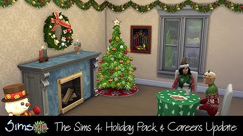 The Sims 4: Careers Update, MoveObjectsOn, and Holiday Game Pack