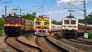 🔥 Dangerous 90° Blind Curve on Intercity Express + Puri - kamakhya Express + ICF Local।