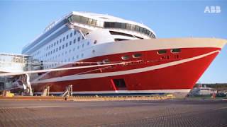 Video: Drives for electrically driven deck winches, Norwegian Deck Machinery and m/s Viking Grace