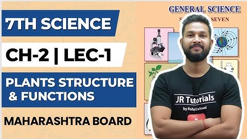 7th Science | Chapter 2 | Plants Structure & Functions | Lecture 1 | Maharashtra Board |