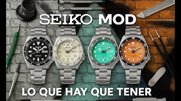 Relojes MOD seiko. Piezas y primeros pasos