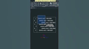 Align Text in One Click 😍In AutoCAD #shorts #autocad