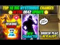 TOP 10 BIG MYSTERIOUS CHANGES AFTER OB42 UPDATE😲 ADVANCE SERVER | GARENA FREE FIRE