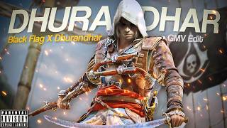 [4K] Assassin's Creed Black Flag Resynced 🏴‍☠️🔥 X Dhurandhar Title Track | Epic Edit | Shadey Edit |