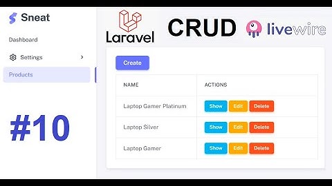10 - Laravel 12 + Sneat + Livewire CRUD : Pagination