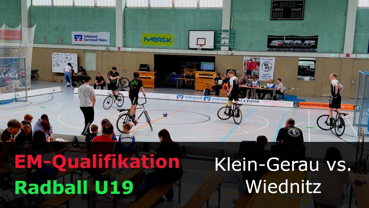 EM Qualifikation Radball U19 2025 Klein-Gerau vs Wiednitz (2. Spieltag)