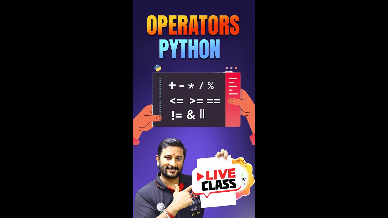 🔥 Operators in Python Explained in 30 Secs! | Kaashiv Infotech #shorts ...