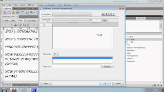 Dreamweaver Keybord SHORTCUTS or SHORTKEYS