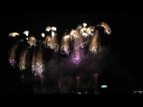 今治市民のまつり　おんまく花火3　2016.8.7