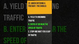 Washington State Driver's Guide Study Questions Answers