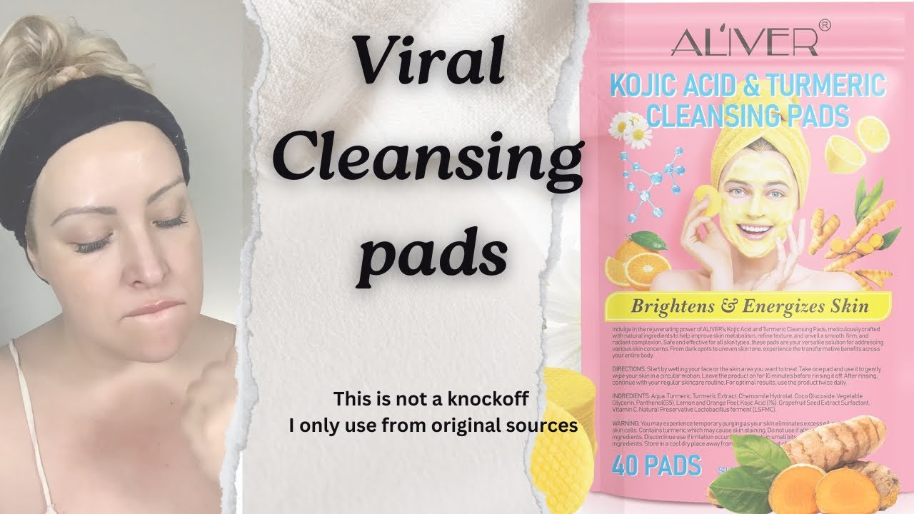 Trying the Viral Kojic Acid and Turmeric Cleansing pads