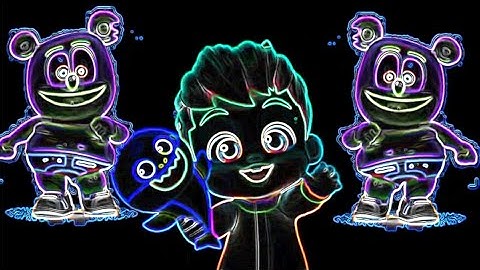 Bebefinn Intro with Gummy Bear Gummibär Dance Collaboration in Super Awesome Color Inverted Effects