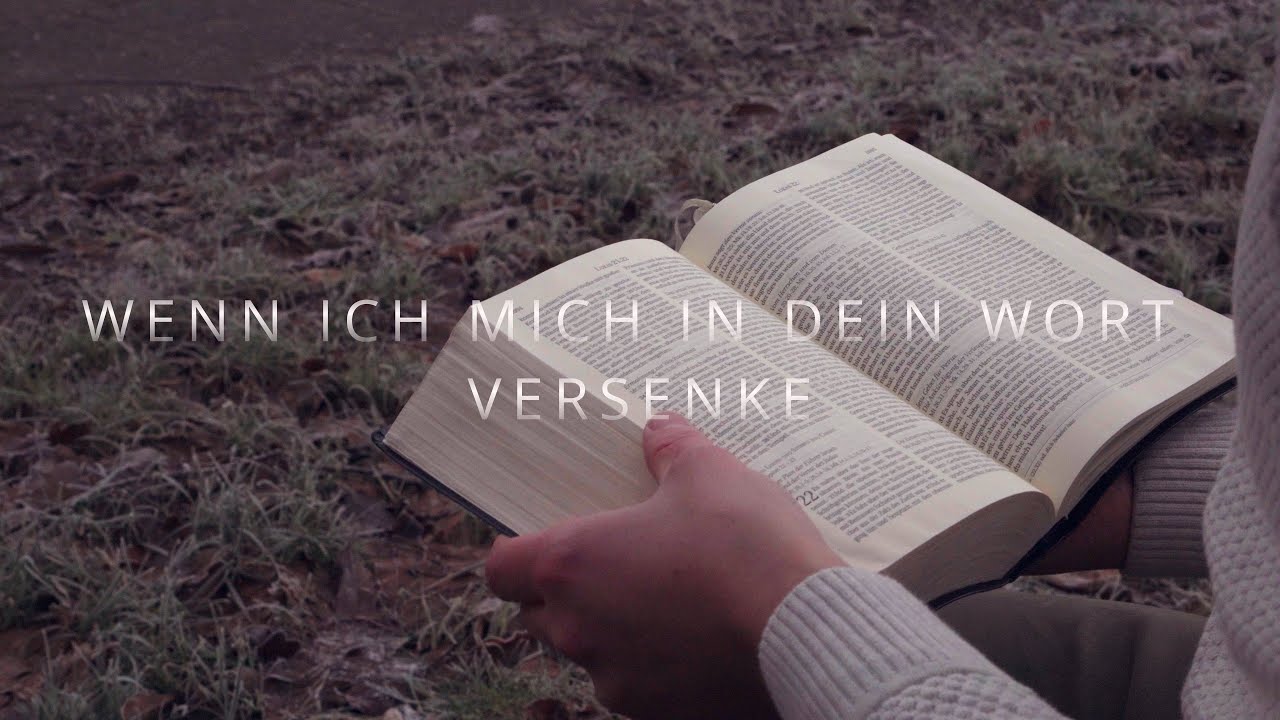 Wenn ich mich in dein Wort versenke