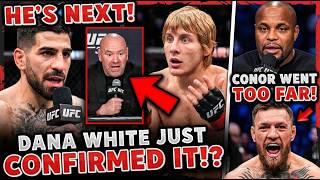 Dana White CONFIRMS Topuria vs Paddy DC Says Conor Went TOO FAR MMA News