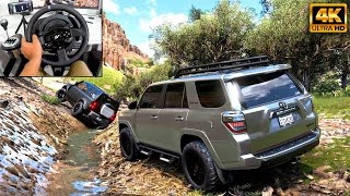 Toyota 4Runner & Land Rover Defender | OFFROAD CONVOY | Forza Horizon 5|Thrustmaster T300RS gameplay screenshot 4