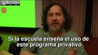 El Software Libre y la Educación - Richard Stallman (Subtitulos Español)