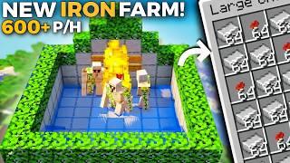 Minecraft Iron Farm Tutorial 1.21| Easy &amp; Unlimited Iron | java &amp; bedrock