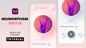 Simple Soft UI / Neumorphism Design in Adobe XD - Speed Art Tutorial