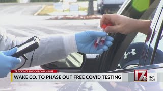 Wake County to phase out free COVID testing