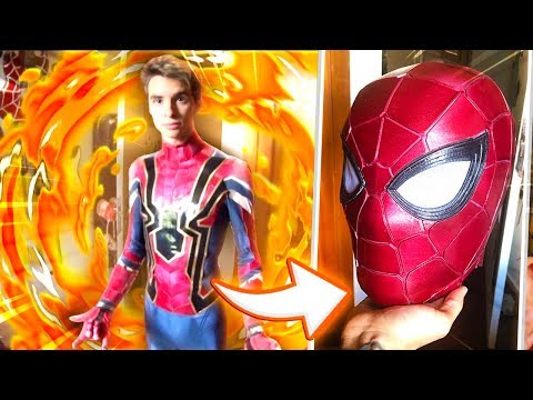 A NOVA ROUPA DO HOMEM ARANHA DE FERRO