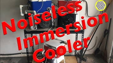 Noiseless immersion cooler! Mineral oil ASIC miner liquid immersion cooling UPDATE!