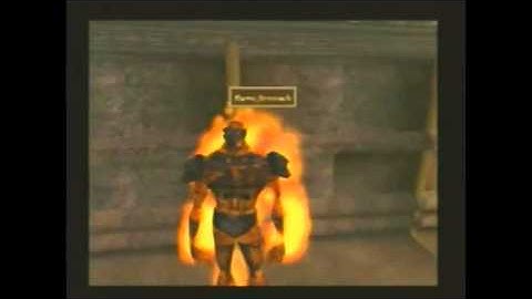 Morrowind - Flame Atronach early version