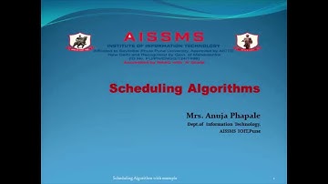 CPU Scheduling Part I