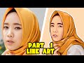 Part 1 line art  vector vexel portrait tutorial