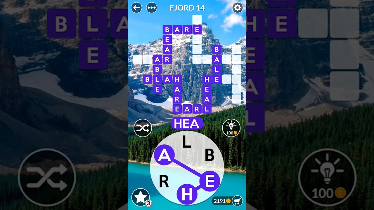 Wordscapes Fjord 14 Wordscapes Answers YouTube