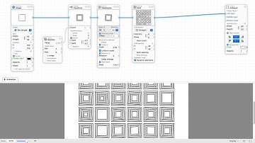 Making a generative design square pattern with Patternodes 3