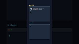 Modal Toggle: JavaScript vs React  React simplifies modals by conditionally rendering the component