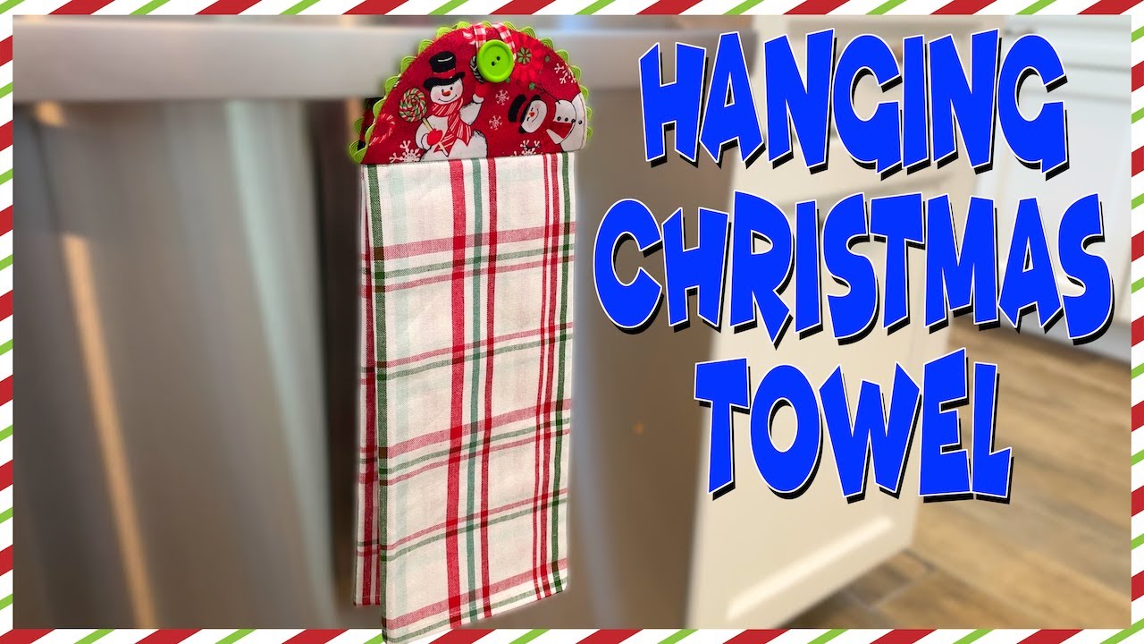 Bring Christmas to the kitchen! These cute decorative towels are