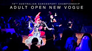 ADULT OPEN NEW VOGUE | 78th Australian DanceSport Championship 2024 #dancesport