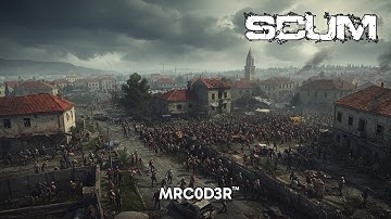 SCUM: Extreme NPCs, Horde & Dropships On First Night Of The Purge Event #gaming