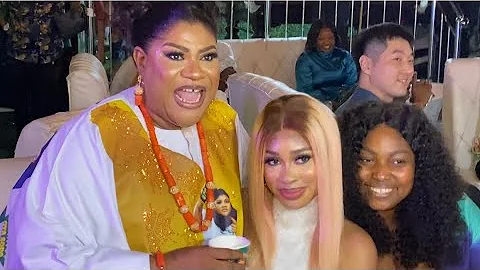 ACTRESS YETUNDE BARNABAS HONORS NKECHI BLESSING AS SHE LAUNCH NEW BUSINESS “OMOLUABI BITTERS”