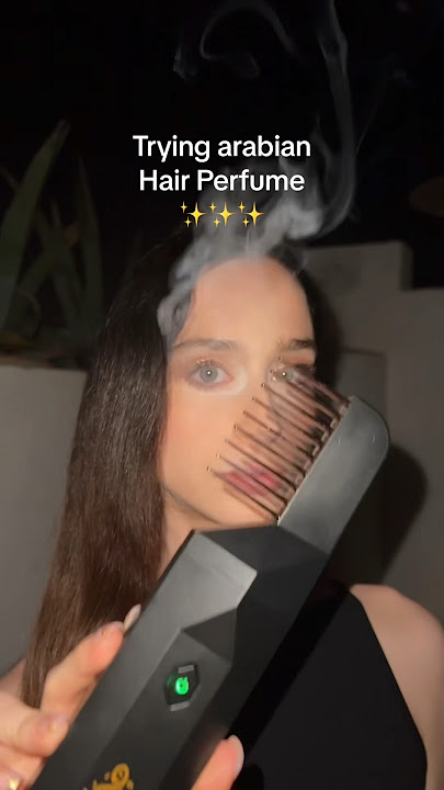 Trying arabian hair perfume ✨🫶🏻 #shorts #perfume #hair #arabic