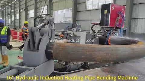 16″ Hydraulic Induction Heating Pipe Bending Machine Successfully Commissioned in African Project