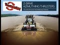 Inland waterway towboat zdrive azimuthing thrusters  thrustmaster of texas inc