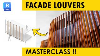 Facade Louvers Detail In Just 10 Mins Revit Mastercl