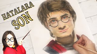 Kuru Boyalarla En Sık Yapılan 10 Hata   Harry Potter Portresi Anlatımlı