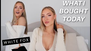 Things I Bought Today + White Fox Try-On!