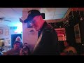 Mike Henderson @Bluebird Cafe 19Sep2022.  wine bottle Thorogood slide guitar