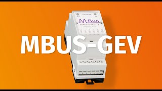 Mbus-Gev - Der Kompakten Master-Pegelwandler Zur Transparenten Übertragung Von M-Bus Über Ethernet