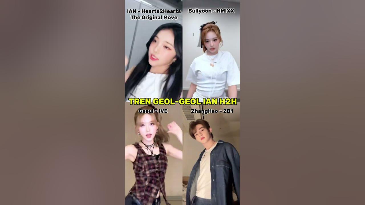 Who’s the next idol to join the trend IAN Bass Down Low??🤔 #ian #gaeul #zhanghao #sullyoon #h2h