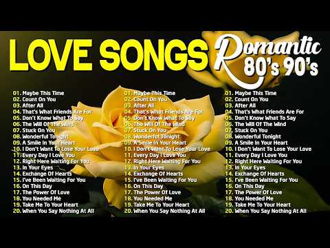 LOVE SONGS 80S 90S - OLDIES BUT GOODIES - 90'S RELAXING BEAUTIFUL LOVE SONGS 70S 80S 90S