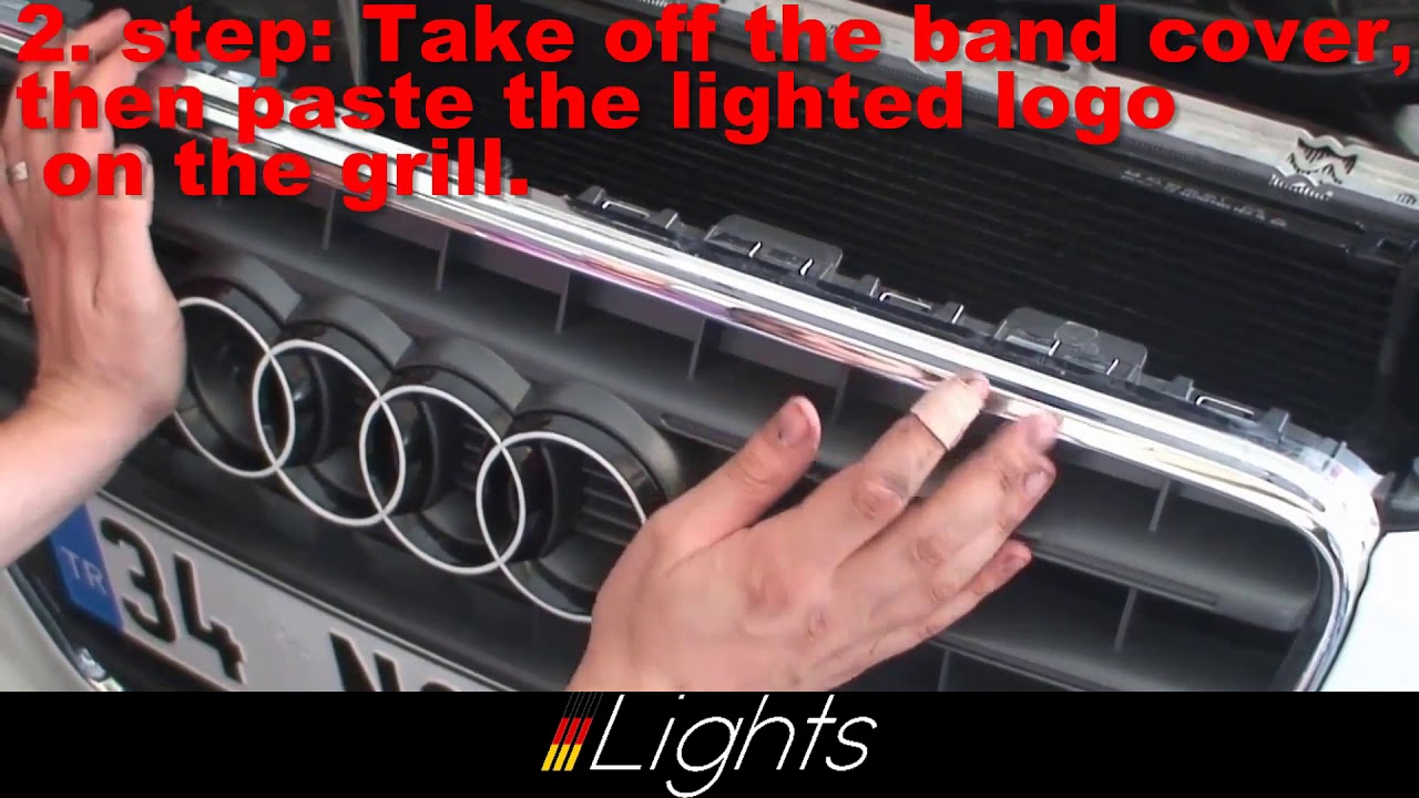 German Lights®| How To Install Audi Light Emblem
