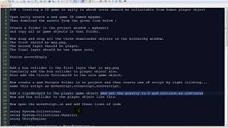 AIM : Creating a 2D game in unity in which coins should be collectable from human player object screenshot 5