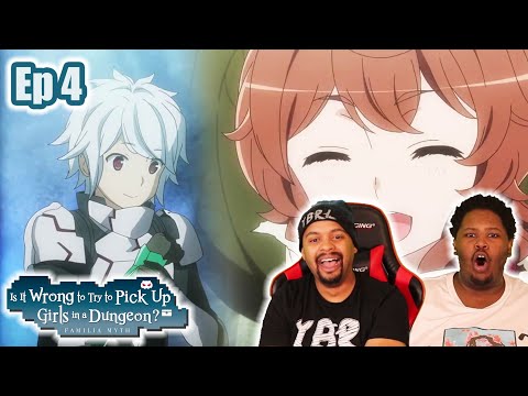 Is it wrong to pick up girls in the dungeon? DanMachi Reaction!! Season 1 Episode 4