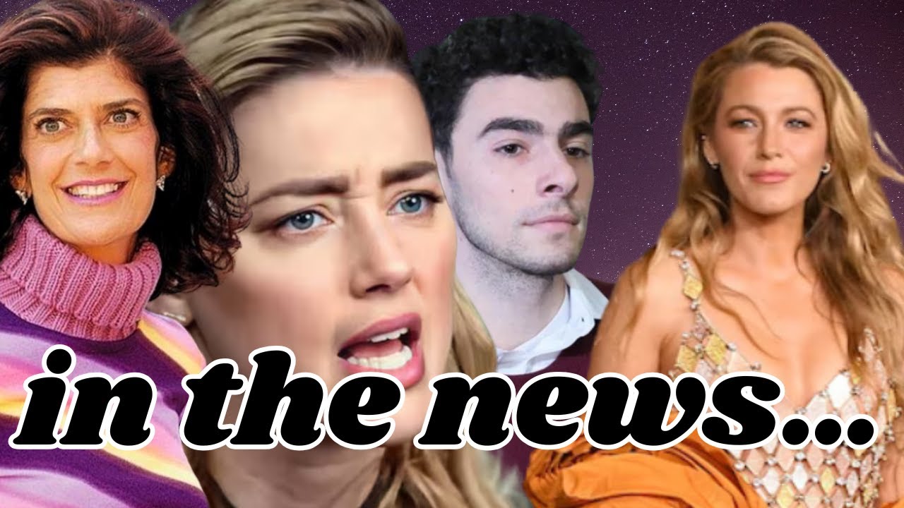 Amber heard on blake lively lawsuit luigi mangione court lisa frank